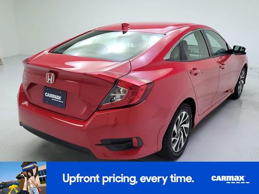 Red 2017 Honda Civic EX