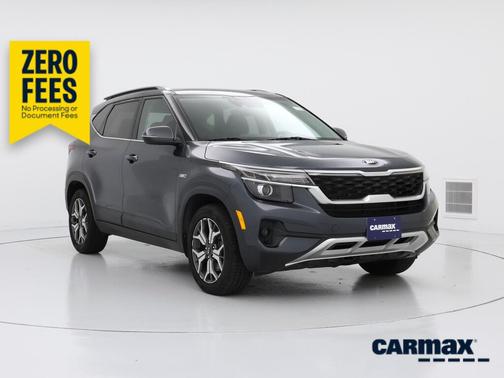 Gray 2021 Kia Seltos EX