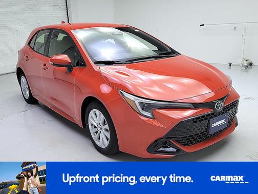 Orange 2023 Toyota Corolla Hatchback SE