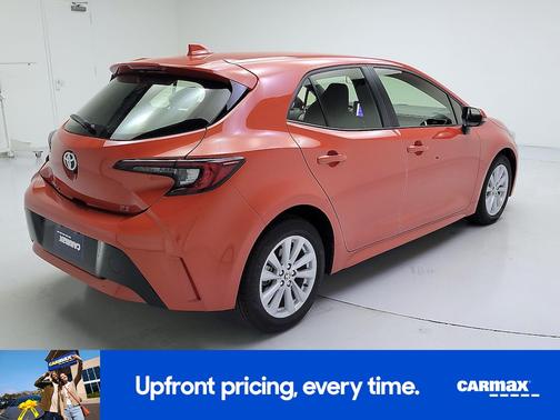 Orange 2023 Toyota Corolla Hatchback SE