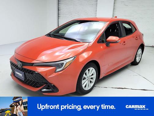 Orange 2023 Toyota Corolla Hatchback SE