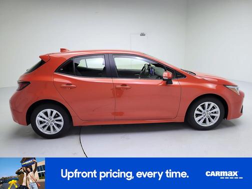 Orange 2023 Toyota Corolla Hatchback SE