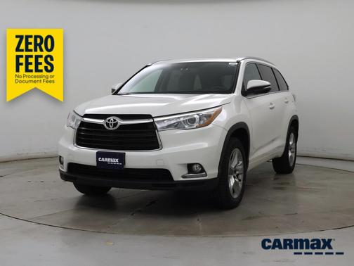 White 2015 Toyota Highlander Limited