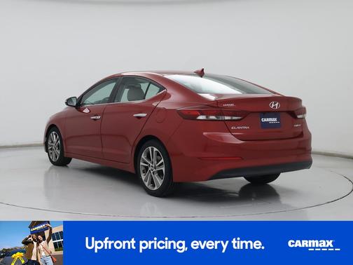 Red 2017 Hyundai ELANTRA Limited