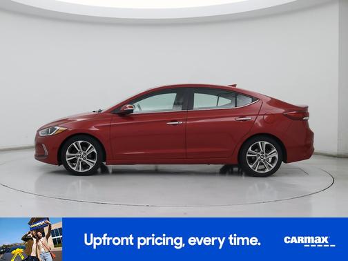 Red 2017 Hyundai ELANTRA Limited