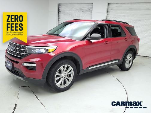 Red 2023 Ford Explorer XLT