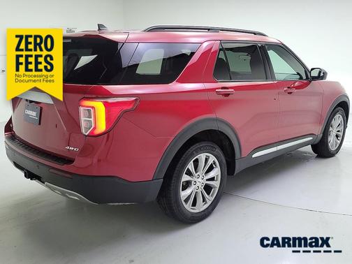Red 2023 Ford Explorer XLT