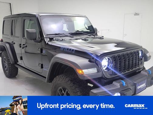 Black 2024 Jeep Wrangler 4xe Willy's