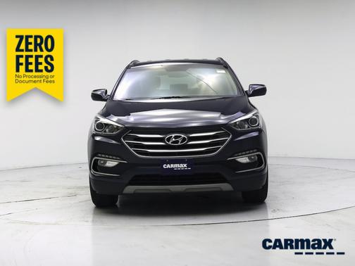 Blue 2017 Hyundai Santa Fe Sport