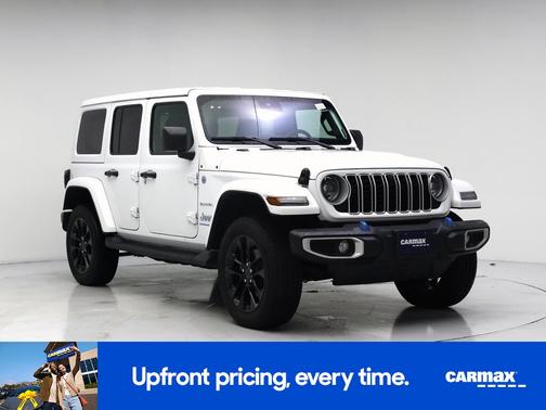 White 2024 Jeep Wrangler 4xe Sahara