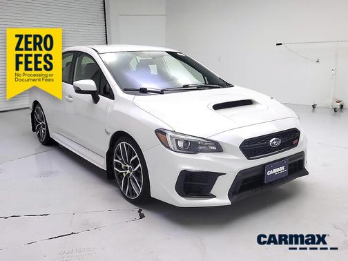 White 2020 Subaru WRX STI