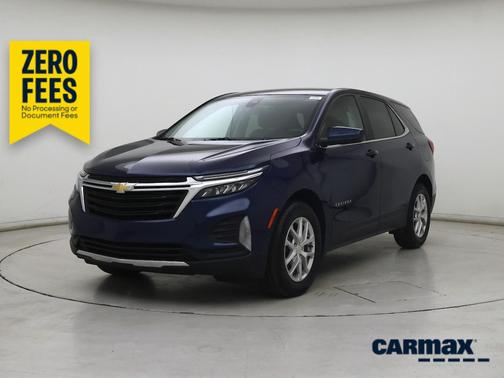 Blue 2022 Chevrolet Equinox LT
