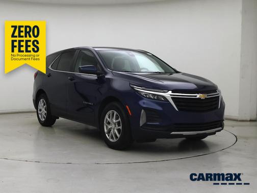 Blue 2022 Chevrolet Equinox LT