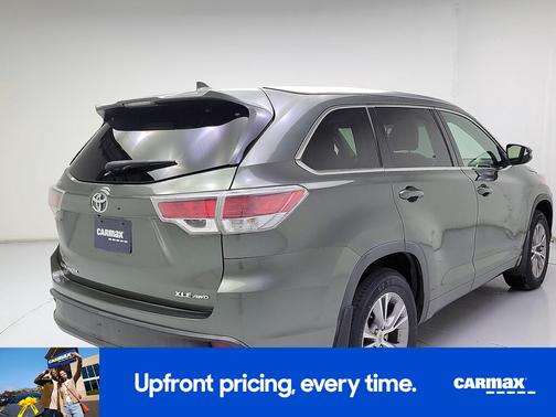 Green 2015 Toyota Highlander XLE