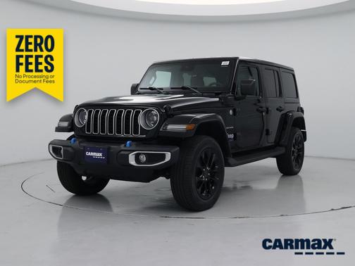 Black 2024 Jeep Wrangler 4xe Sahara
