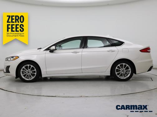 White 2020 Ford Fusion Hybrid SE