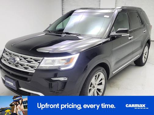 Black 2018 Ford Explorer Limited