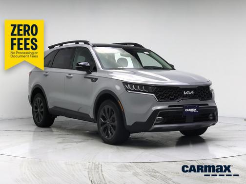 Gray 2022 Kia Sorento X-Line EX