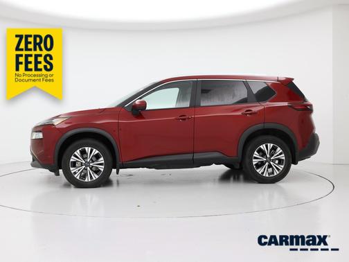 Red 2023 Nissan Rogue SV