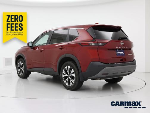 Red 2023 Nissan Rogue SV