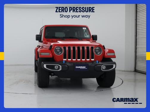 Red 2023 Jeep Wrangler 4xe Unlimited Sahara