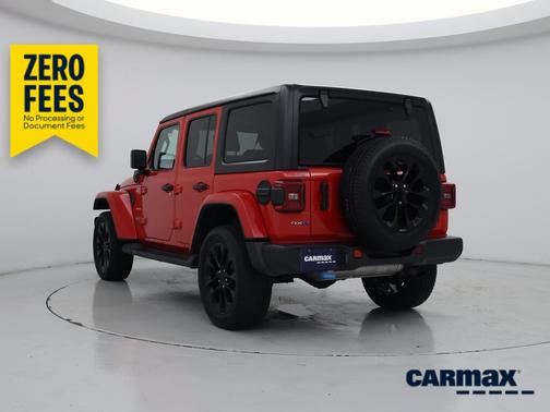 Red 2023 Jeep Wrangler 4xe Unlimited Sahara