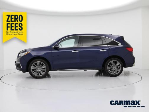 Blue 2018 Acura MDX Advance