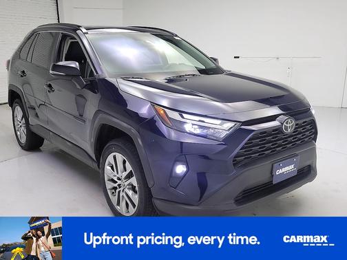 Blue 2022 Toyota RAV4 XLE Premium