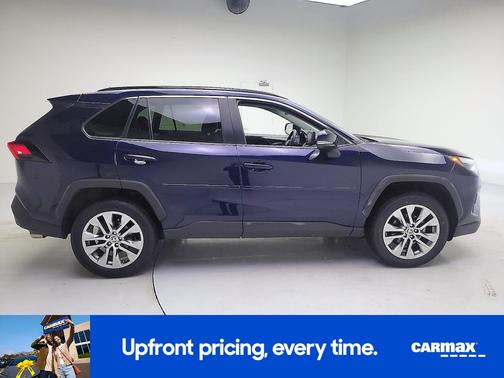 Blue 2022 Toyota RAV4 XLE Premium
