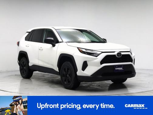 White 2023 Toyota RAV4 LE