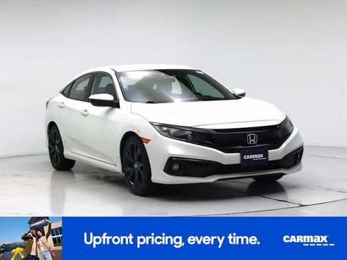White 2020 Honda Civic Sport