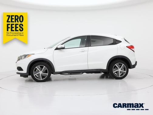 White 2021 Honda HR-V EX
