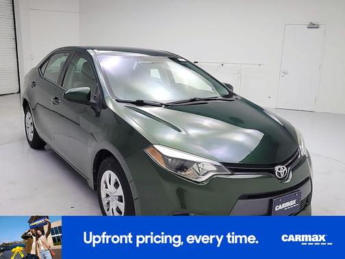 Green 2015 Toyota Corolla LE Eco