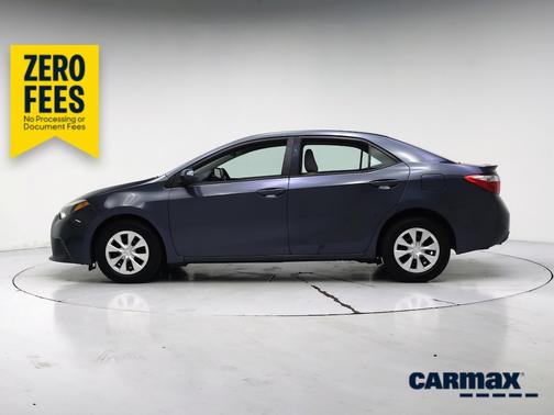 Blue 2015 Toyota Corolla LE Eco