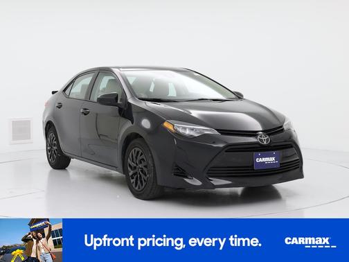 Black 2018 Toyota Corolla LE