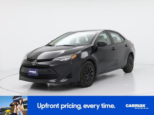 Black 2018 Toyota Corolla LE