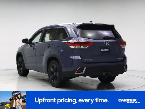 Blue 2019 Toyota Highlander Limited Platinum