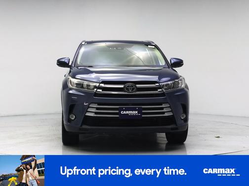 Blue 2019 Toyota Highlander Limited Platinum