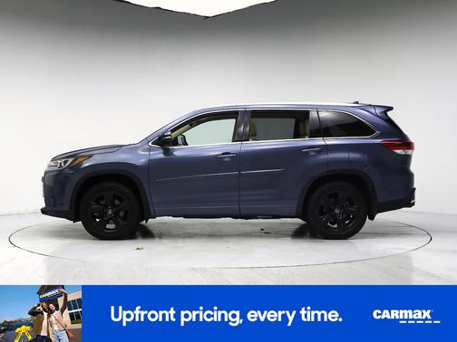 Blue 2019 Toyota Highlander Limited Platinum