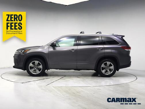 Gray 2018 Toyota Highlander Limited