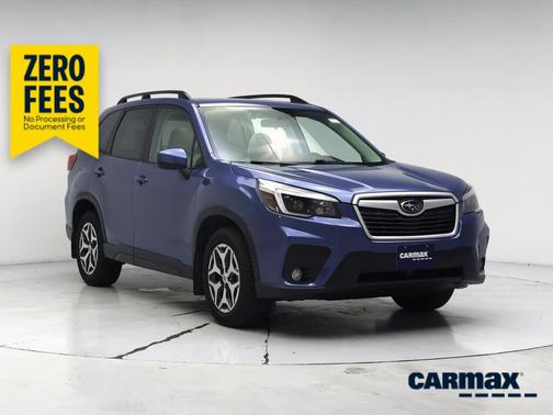 Blue 2021 Subaru Forester Premium