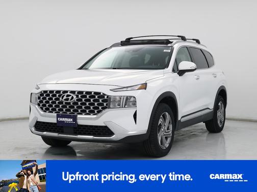White 2022 Hyundai SANTA FE SEL