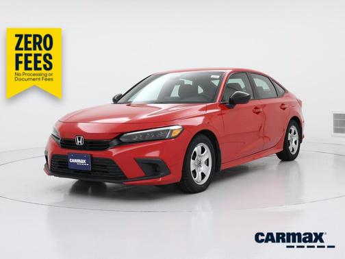 Red 2022 Honda Civic Sport