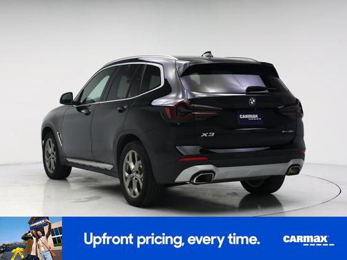 Black 2022 BMW X3 XDrive30i