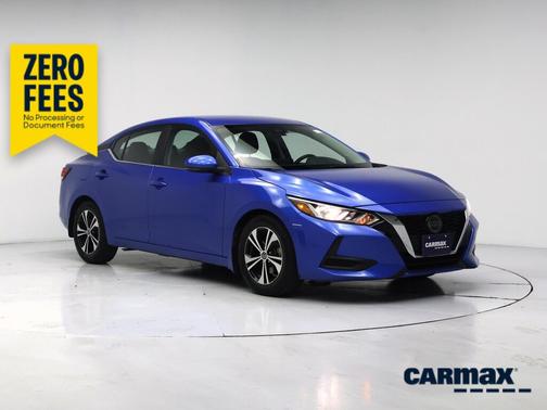 Blue 2020 Nissan Sentra SV