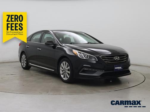 Black 2017 Hyundai SONATA Limited