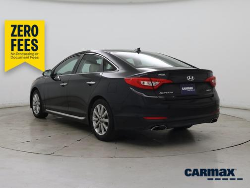Black 2017 Hyundai SONATA Limited