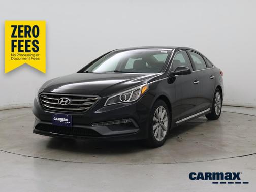 Black 2017 Hyundai SONATA Limited