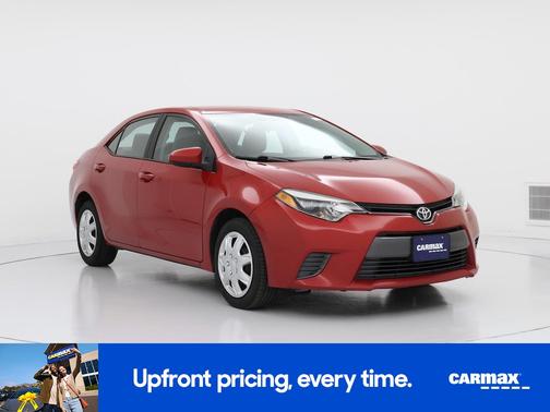 Red 2016 Toyota Corolla LE