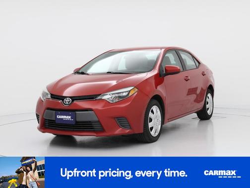 Red 2016 Toyota Corolla LE